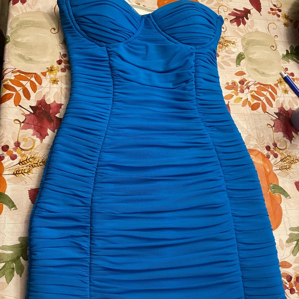 Size Small Blue Homecoming Special Event Athina Dress - Picture 5 of 7